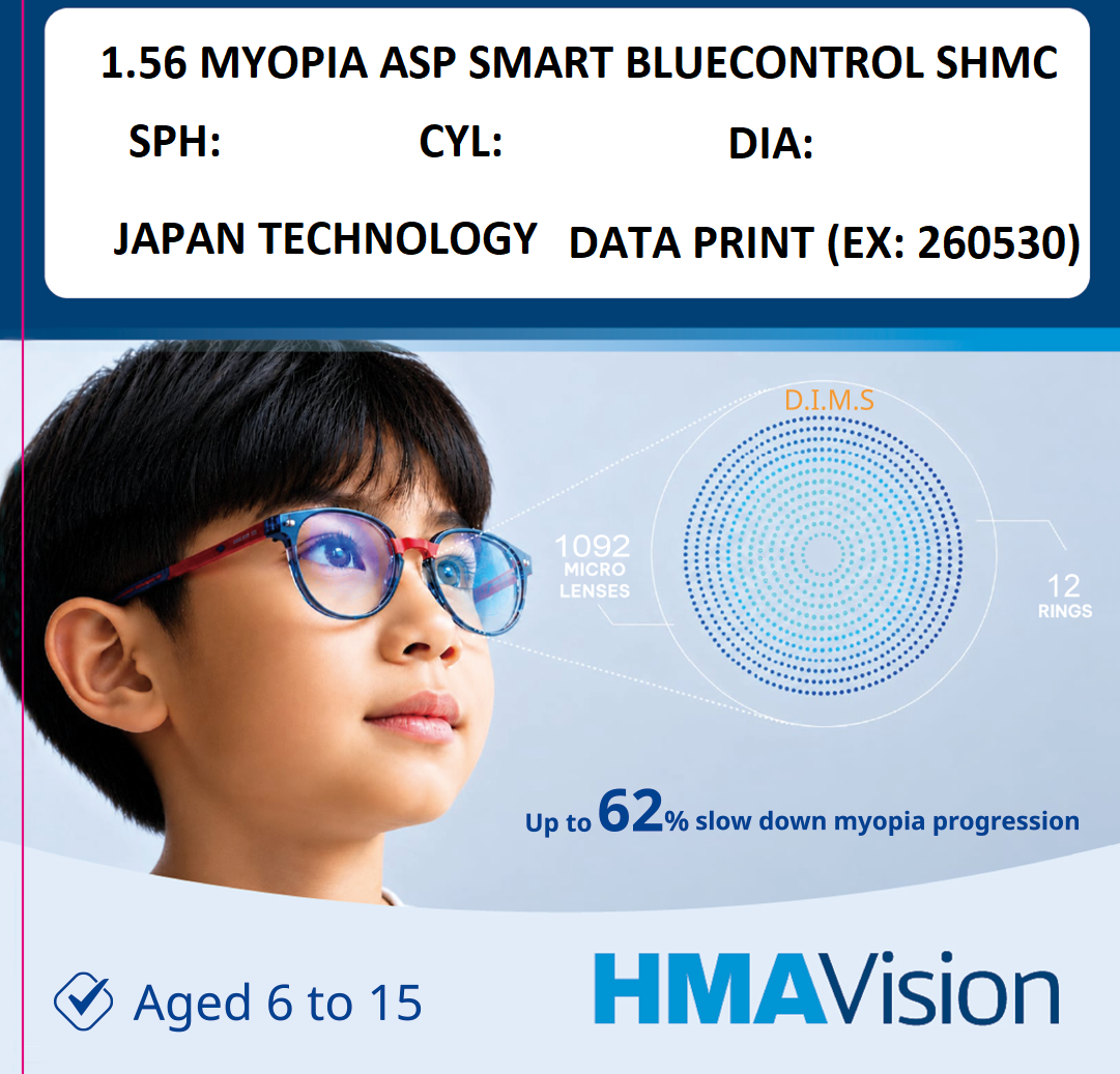 1.56 MYOPIA ASP SMART BLUECONTROL SHMC